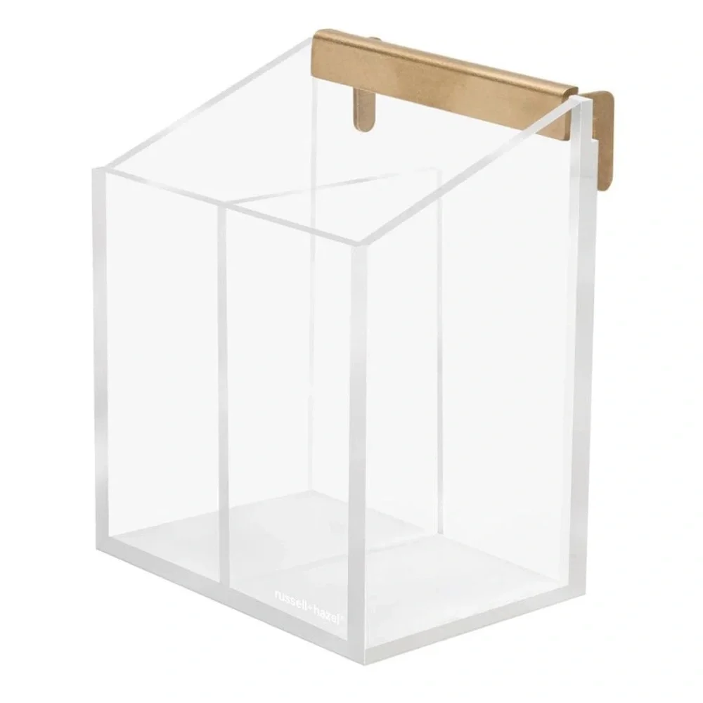 Russell + Hazel Acrylic Wall Valet, Accessory Cup - Picture 3 of 12